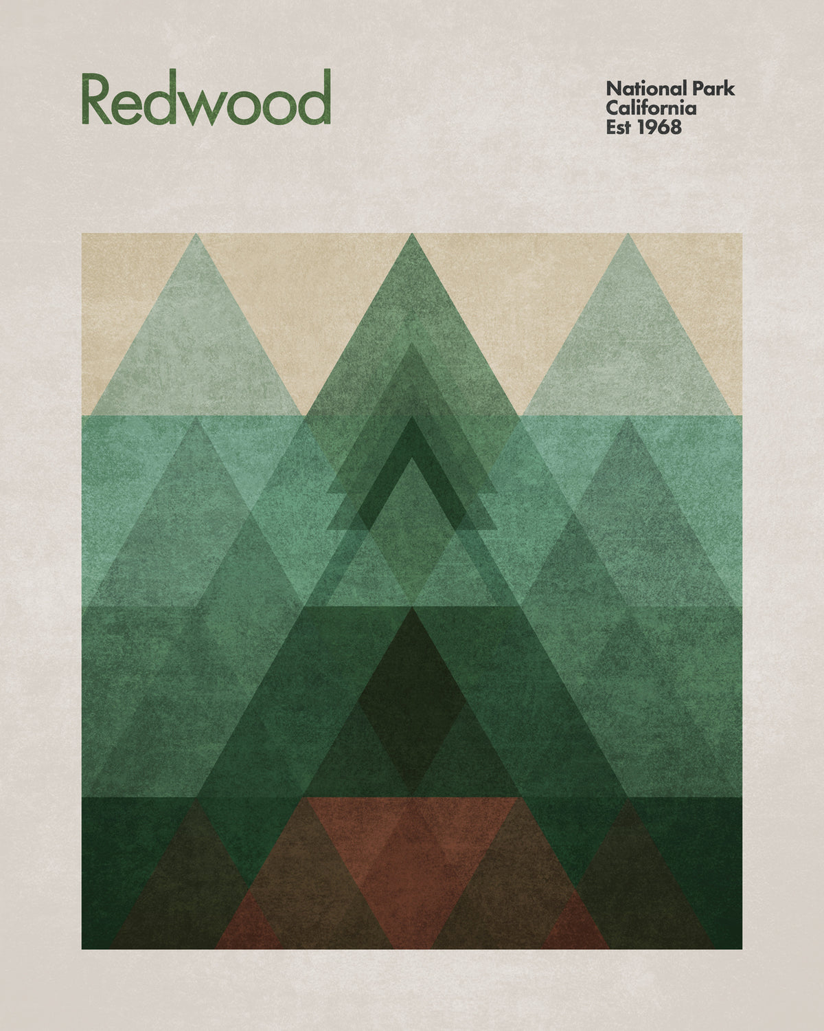 framedposter-print-triangular-redwood