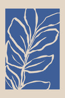 framedcanvas-print-blue-leaves-on-blue