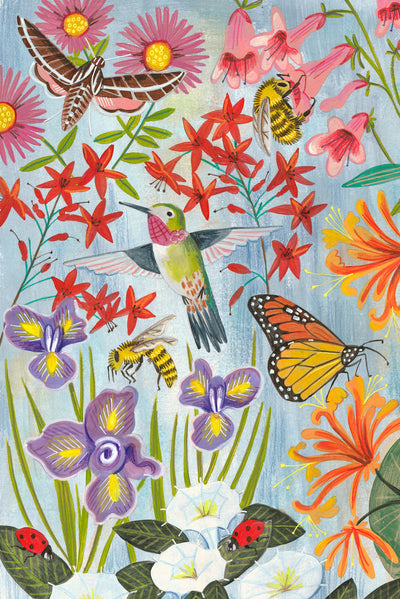 poster-print-pollinators-and-flowers