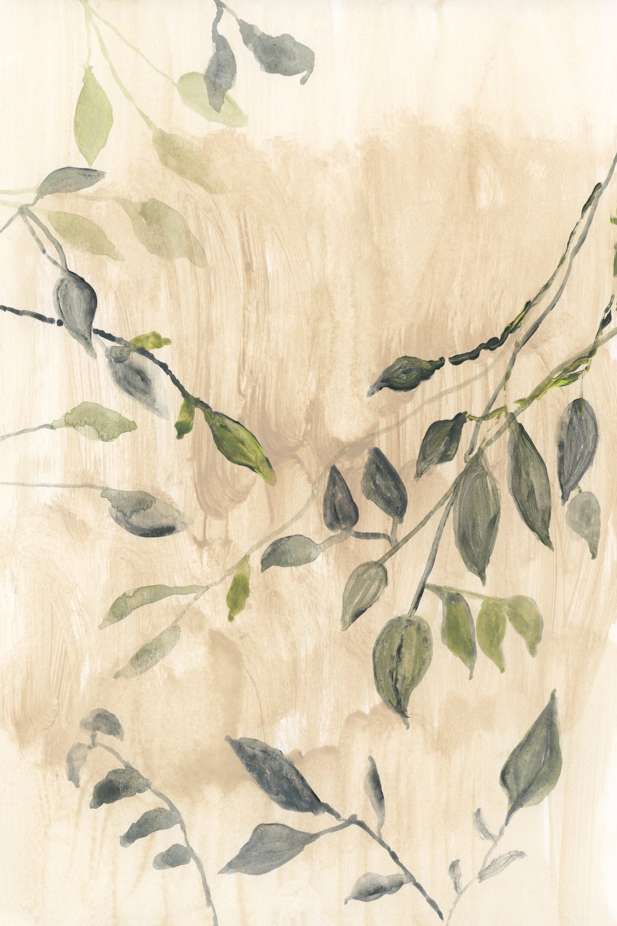 framedposter-print-colour-washed-leaves-no1