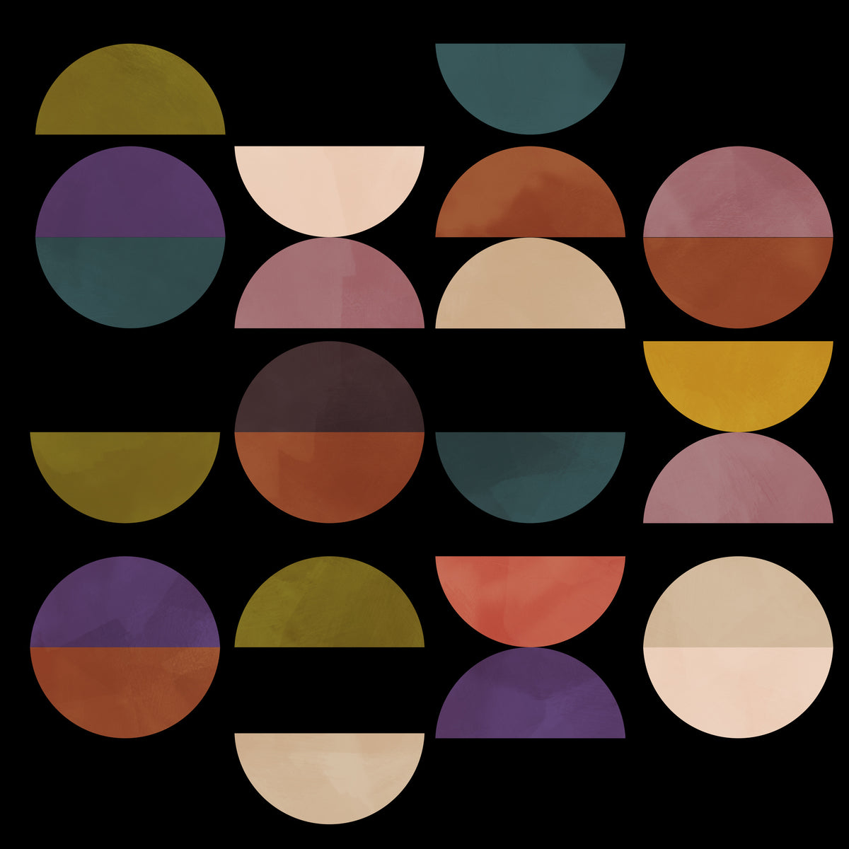 acrylic-print-mid-circles-terracotta-blck1