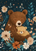 acrylic-print-mama-bear-with-cub