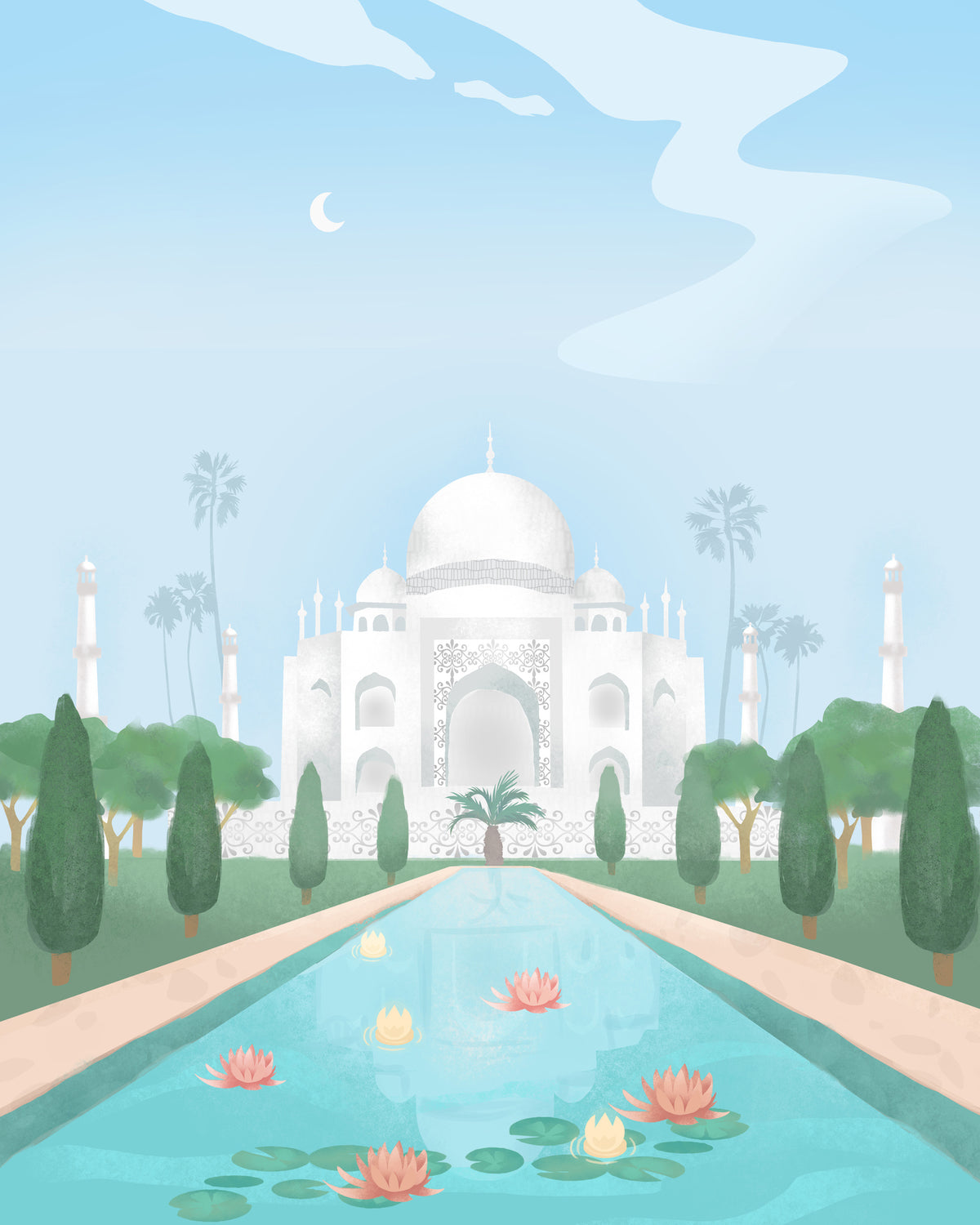 acrylic-print-taj-mahal-india