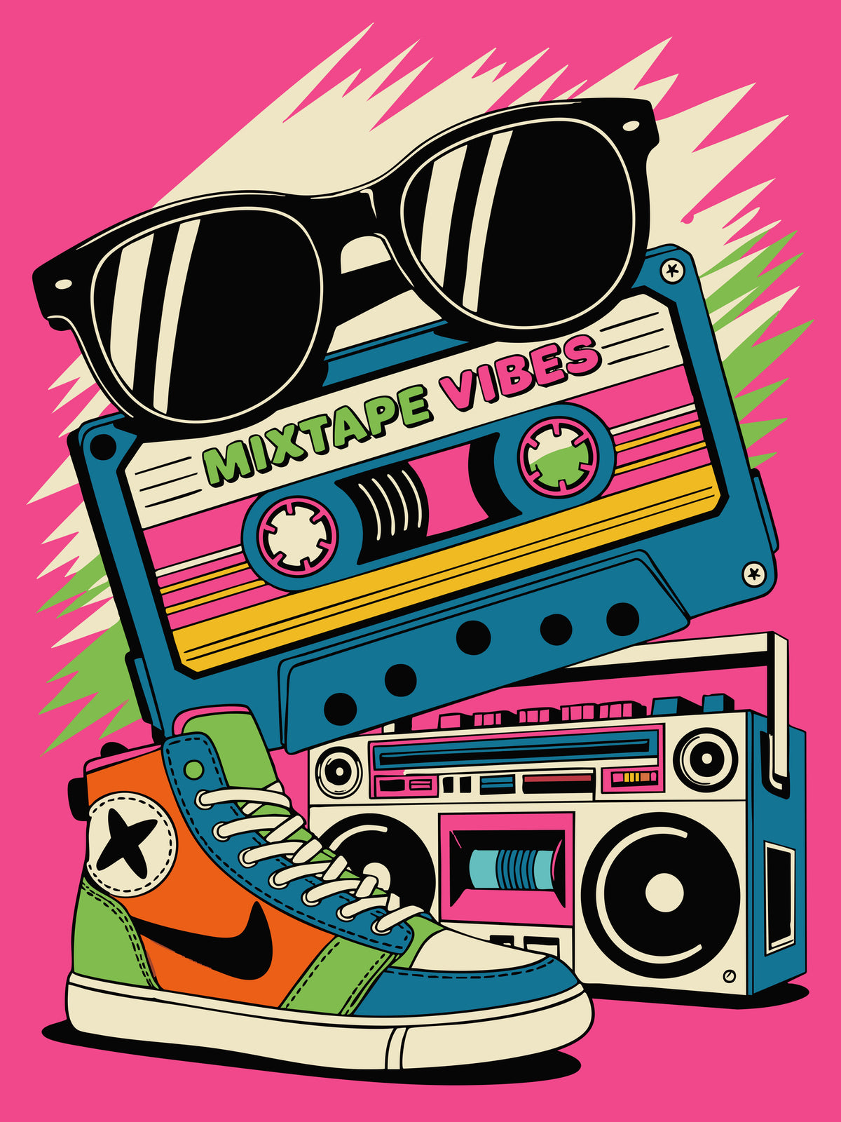 acrylic-print-mixtape-vibes