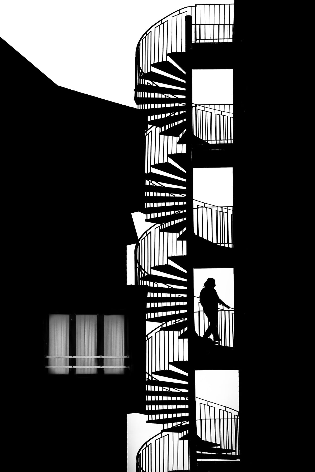 aluminium-print-silhouette