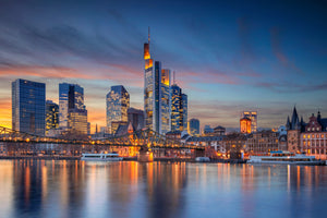 poster-print-mainhattan-architecture-meets-sunset