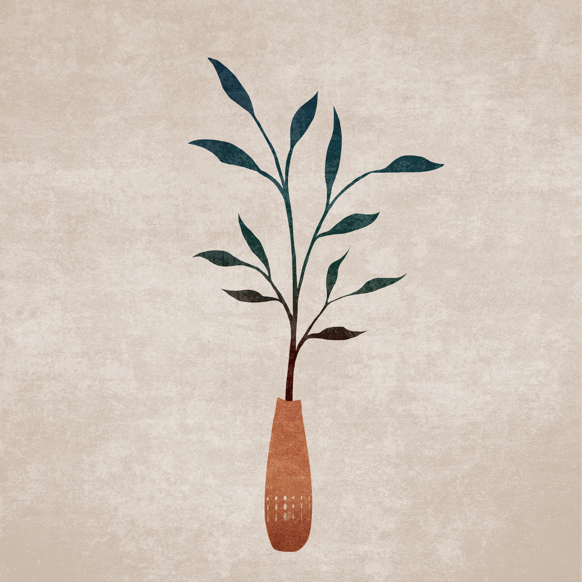 acrylic-print-minimal-leaf-vase