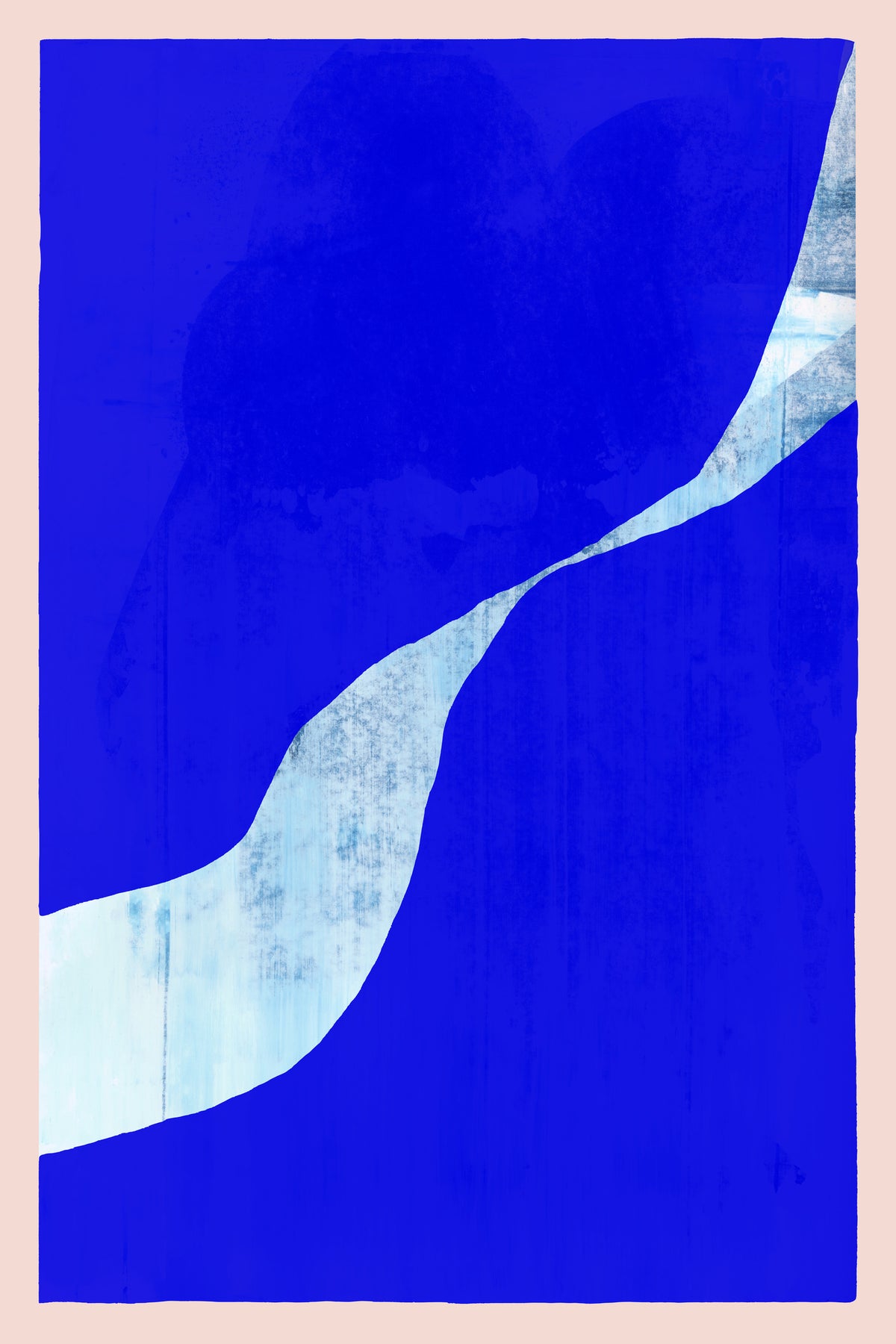 acrylic-print-blue-background-with-a-dynamic-white-curve