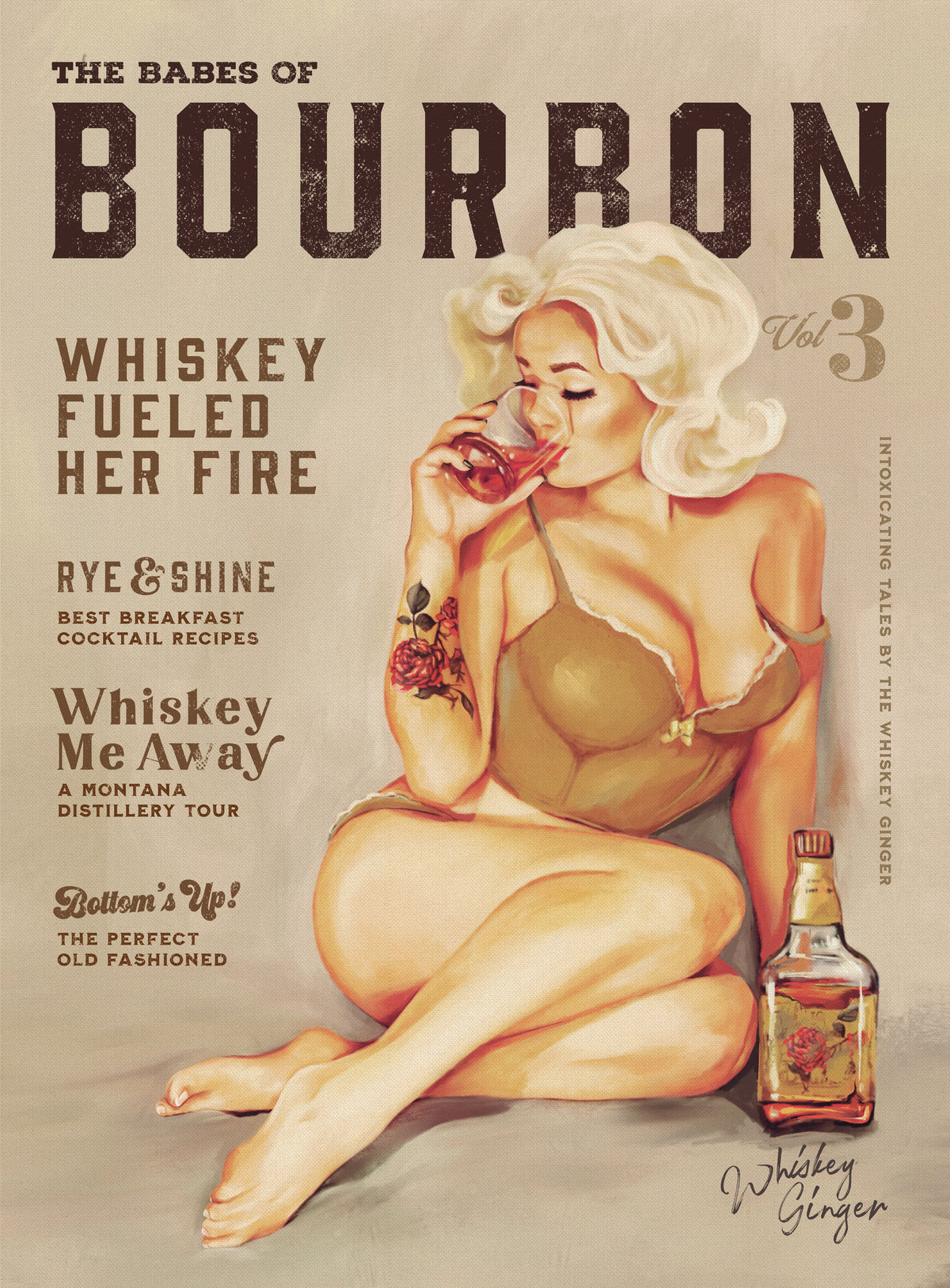 framedposter-print-bourbon-wall-art-sexy-vintage-pin-up-girl-drinking-whiskey