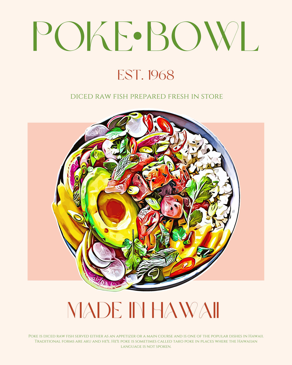 poster-print-hawaiian-flavor-bliss