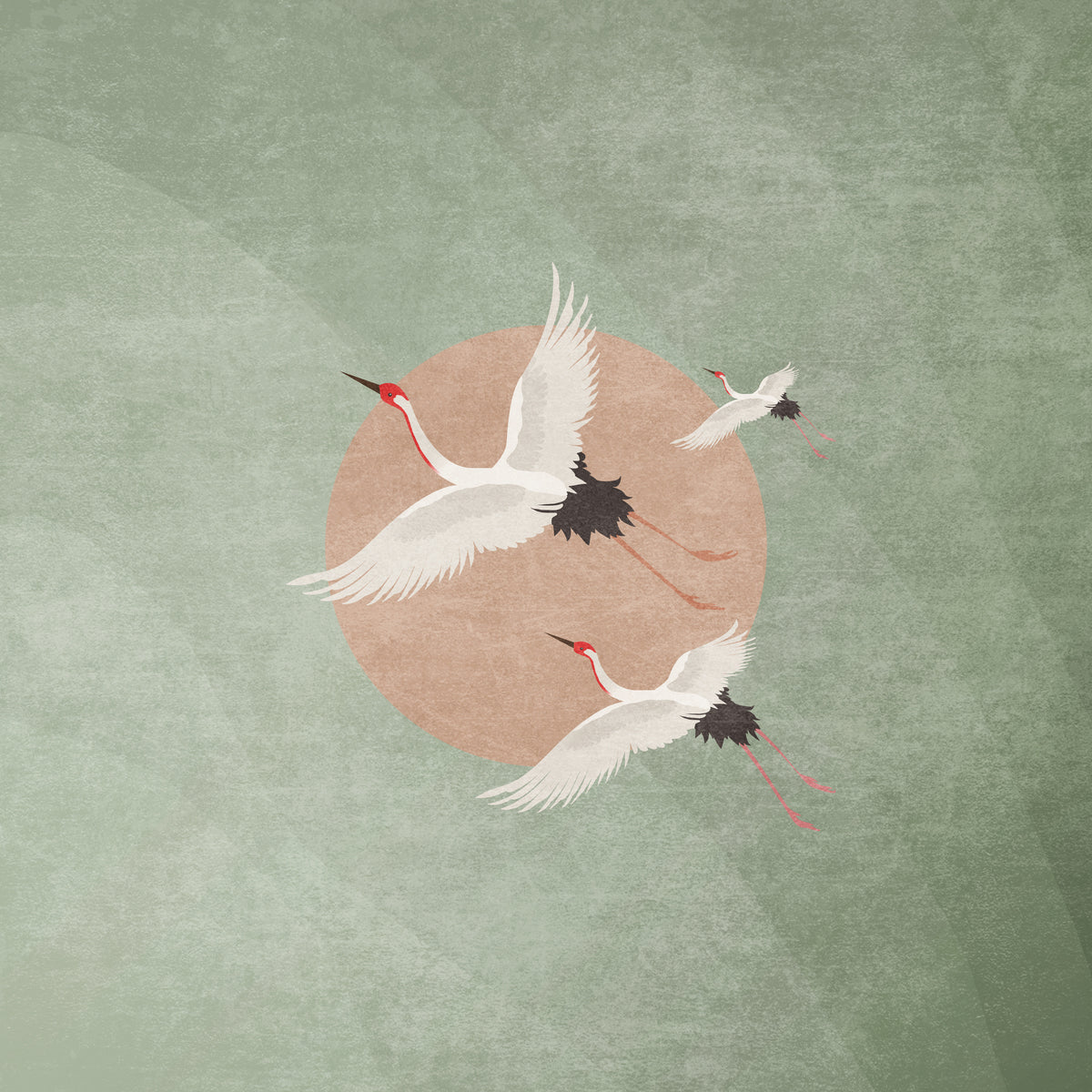 canvas-print-cranes-in-flight-2