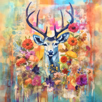 aluminium-print-fantasy-forest-deer-ii