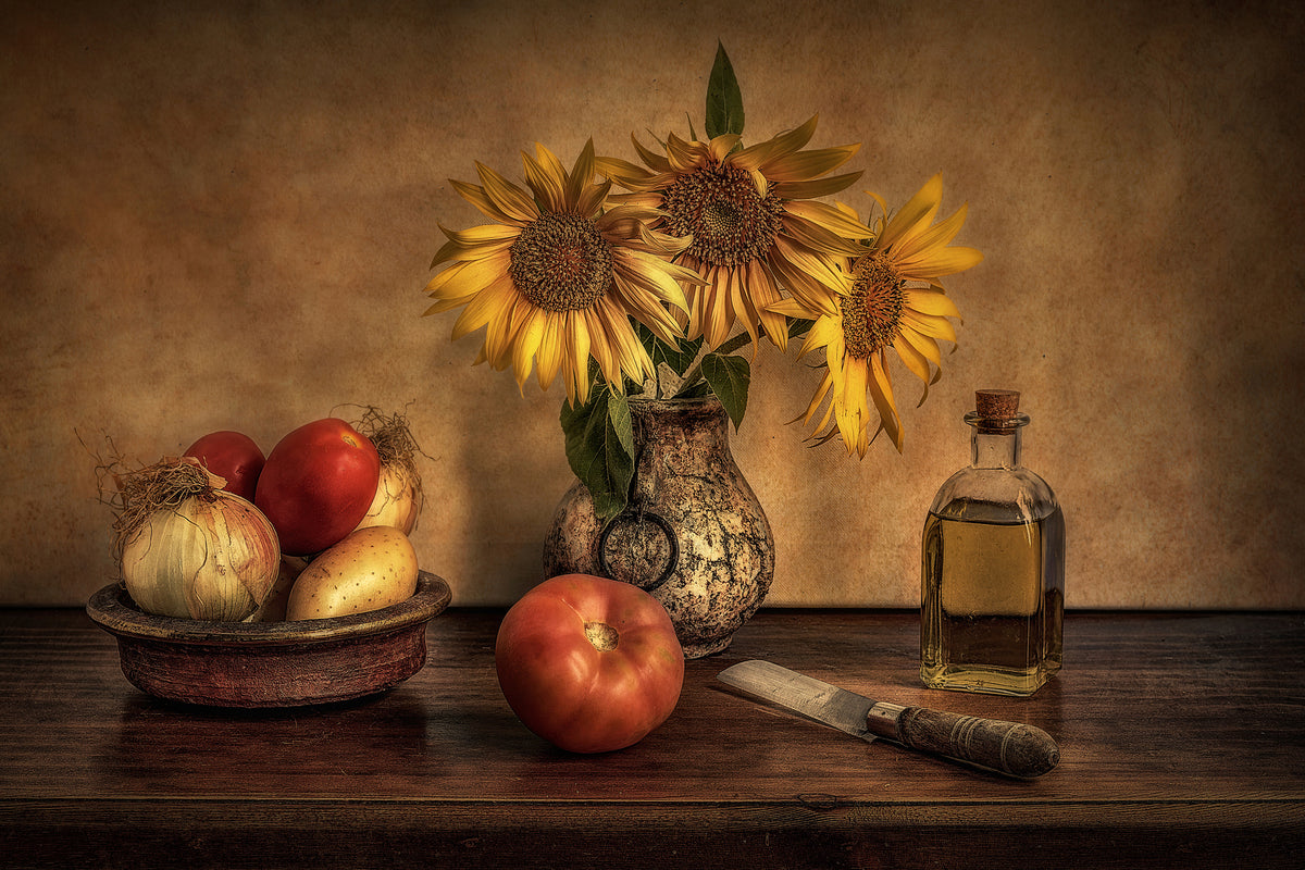 framedcanvas-print-girasoles-en-la-cocina