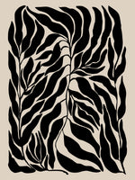 acrylic-print-black-leaf-silhouettes
