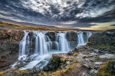poster-print-unknown-falls-in-iceland-x