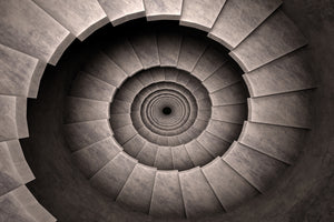 framedcanvas-print-stone-spiral-staircase