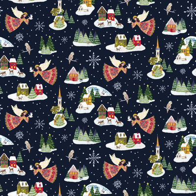 poster-print-christmas-village-angel