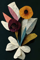aluminium-print-a-paper-bouquet