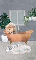 acrylic-print-leo-lion-in-copper-bath