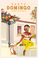 framedposter-print-santo-domingo-dominican-republic-woman-amp-dog