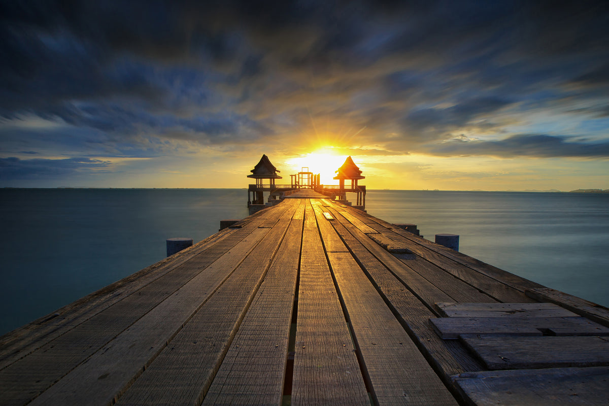 framedcanvas-print-sunset-at-the-wooden-bridge