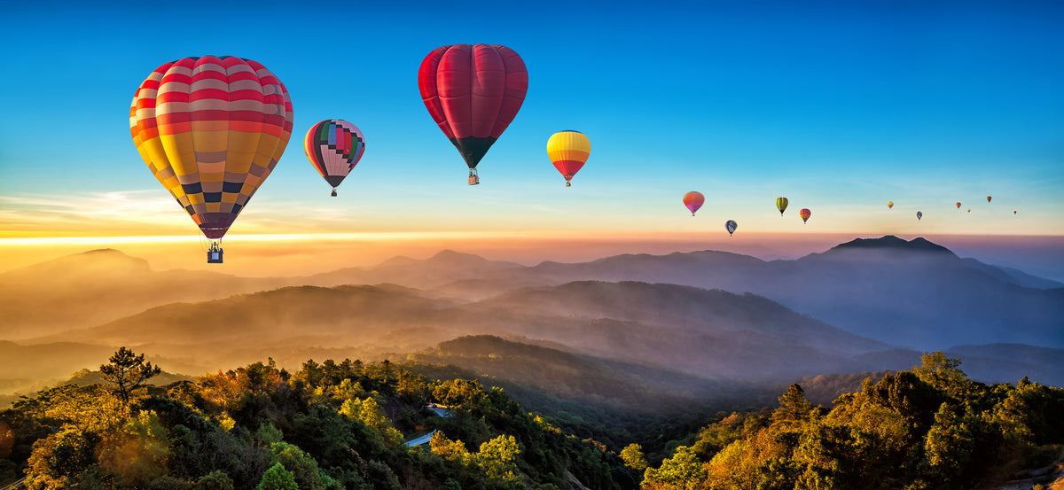poster-print-hot-air-balloons-over-thailand