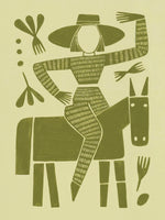 framedcanvas-print-abstract-horse-rider-in-green