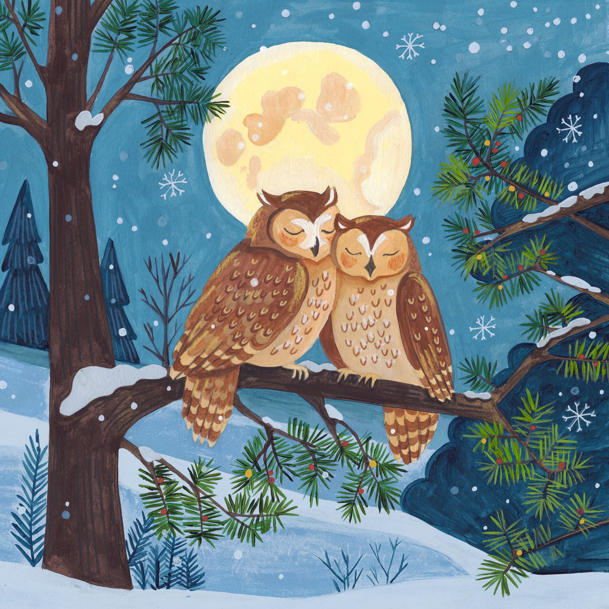 aluminium-print-winter-love-owls-by-moonlight-christmas