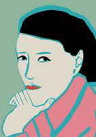 framedposter-print-woman-looking