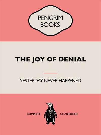 poster-print-the-joy-of-denial-funny-vintage-book-cover-sarcastic-self-help-pink