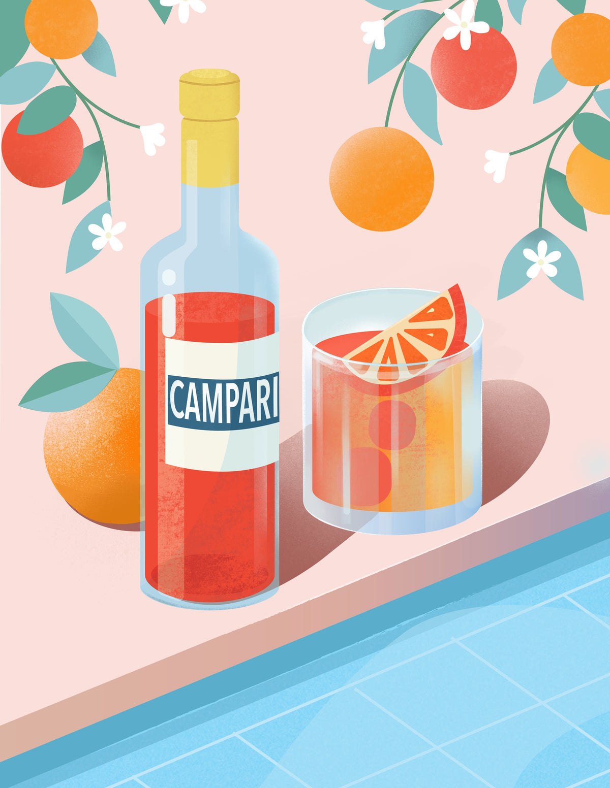 canvas-print-negroni-cocktail