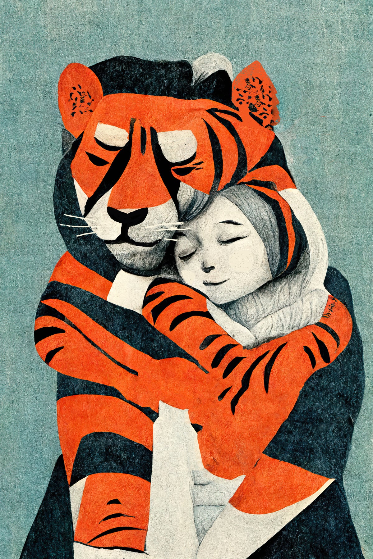acrylic-print-tiger039s-embrace