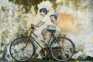 canvas-print-bicycle-graffiti