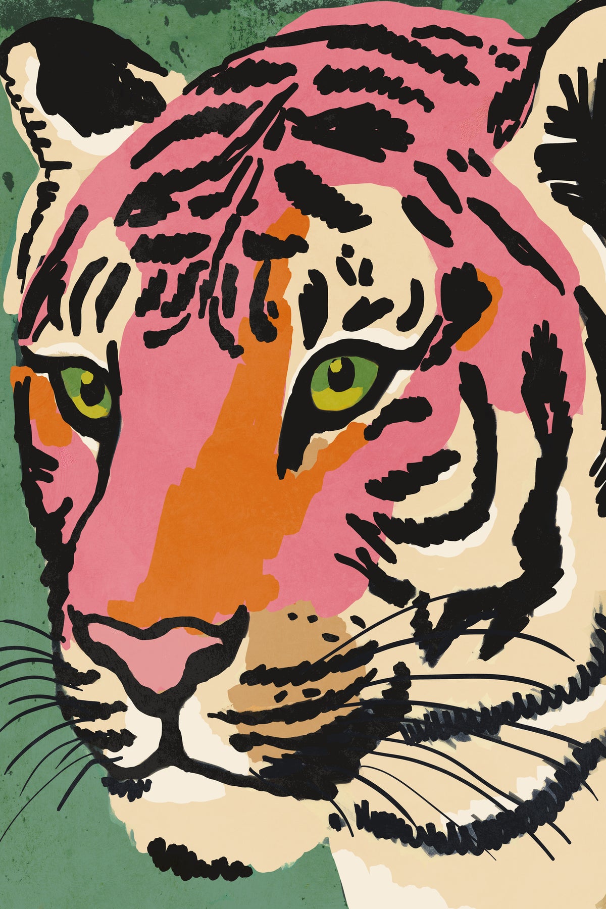 canvas-print-vibrant-tiger-gaze
