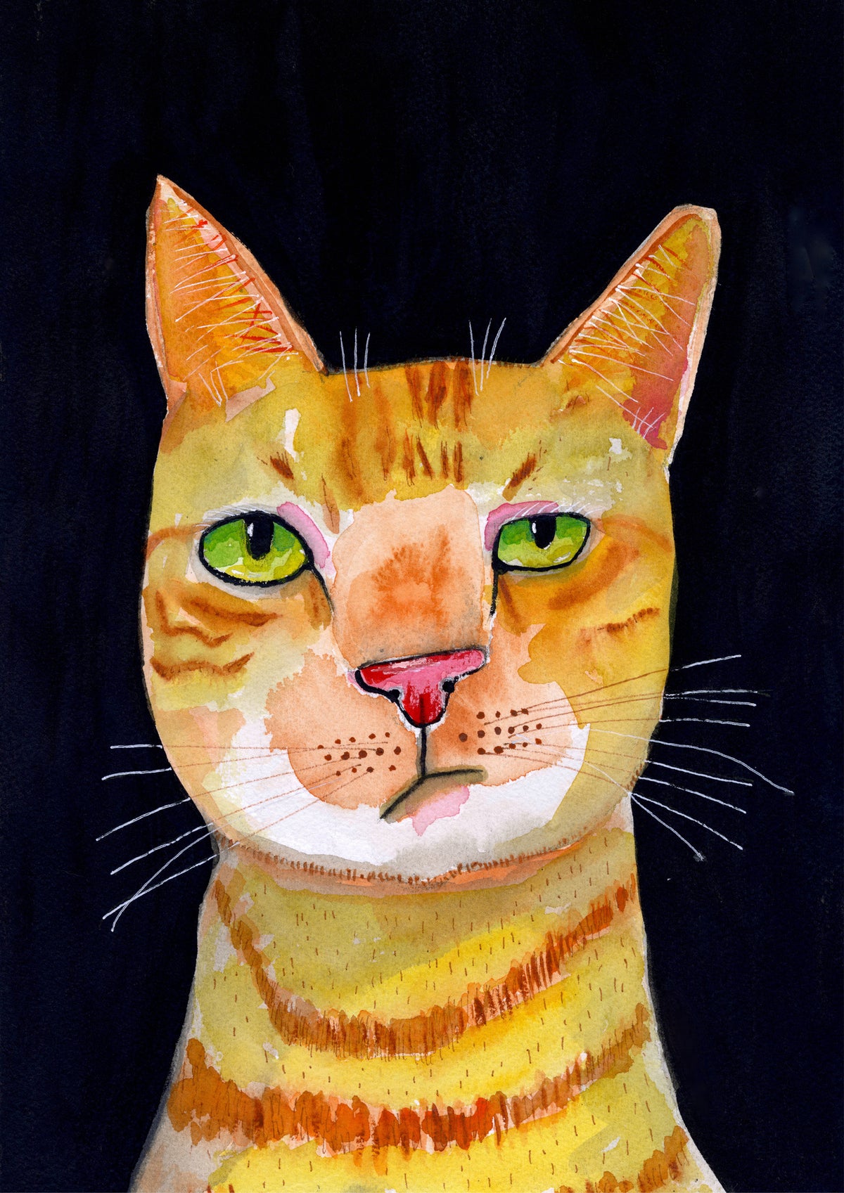 framedcanvas-print-ginger-cat