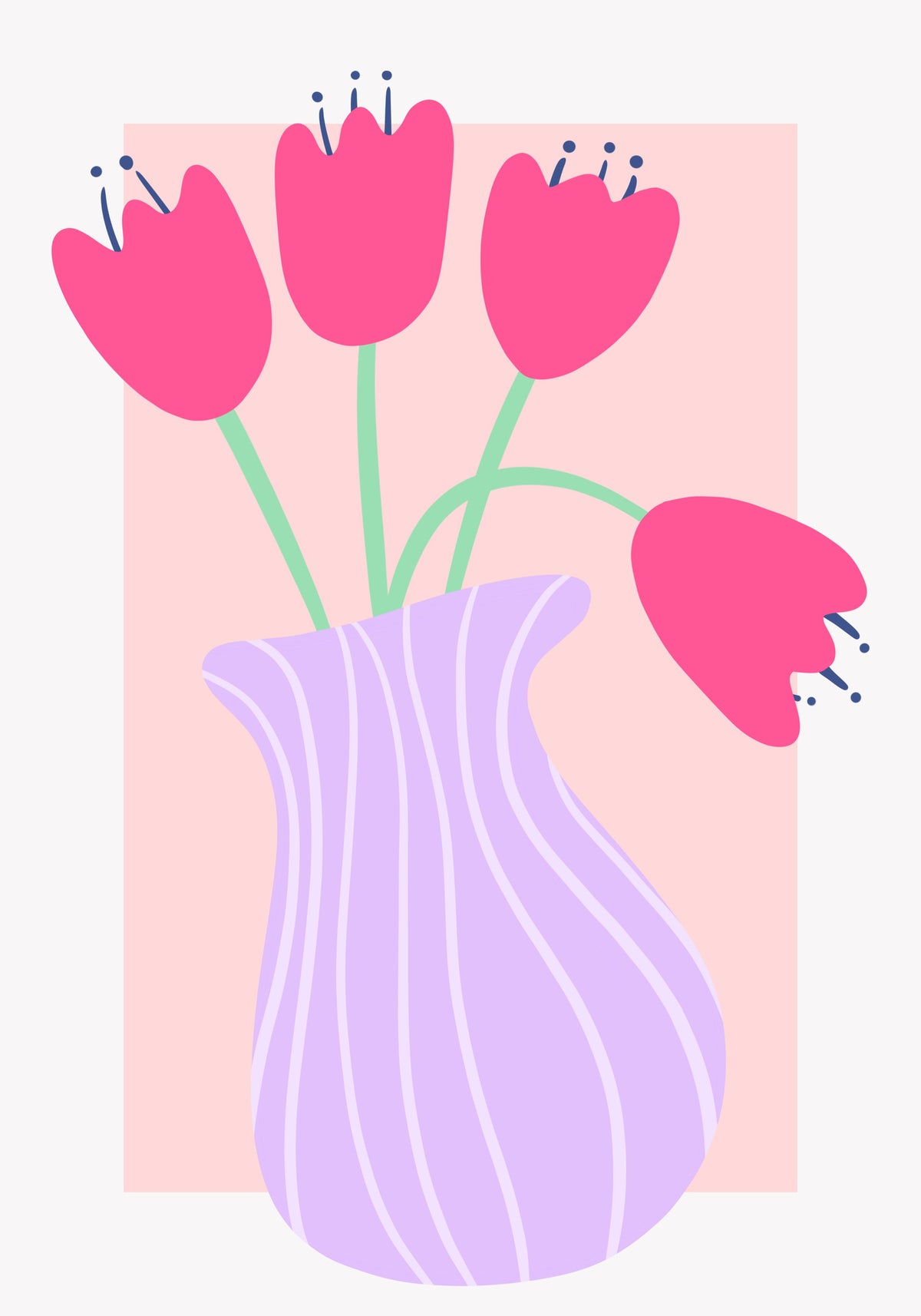 framedcanvas-print-vibrant-tulips-in-a-striped-lavender-vase