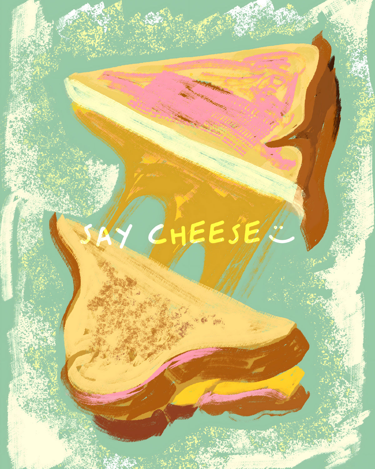 acrylic-print-melted-cheese-sandwiches
