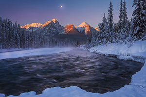 aluminium-print-winter-canadian-rockies-x