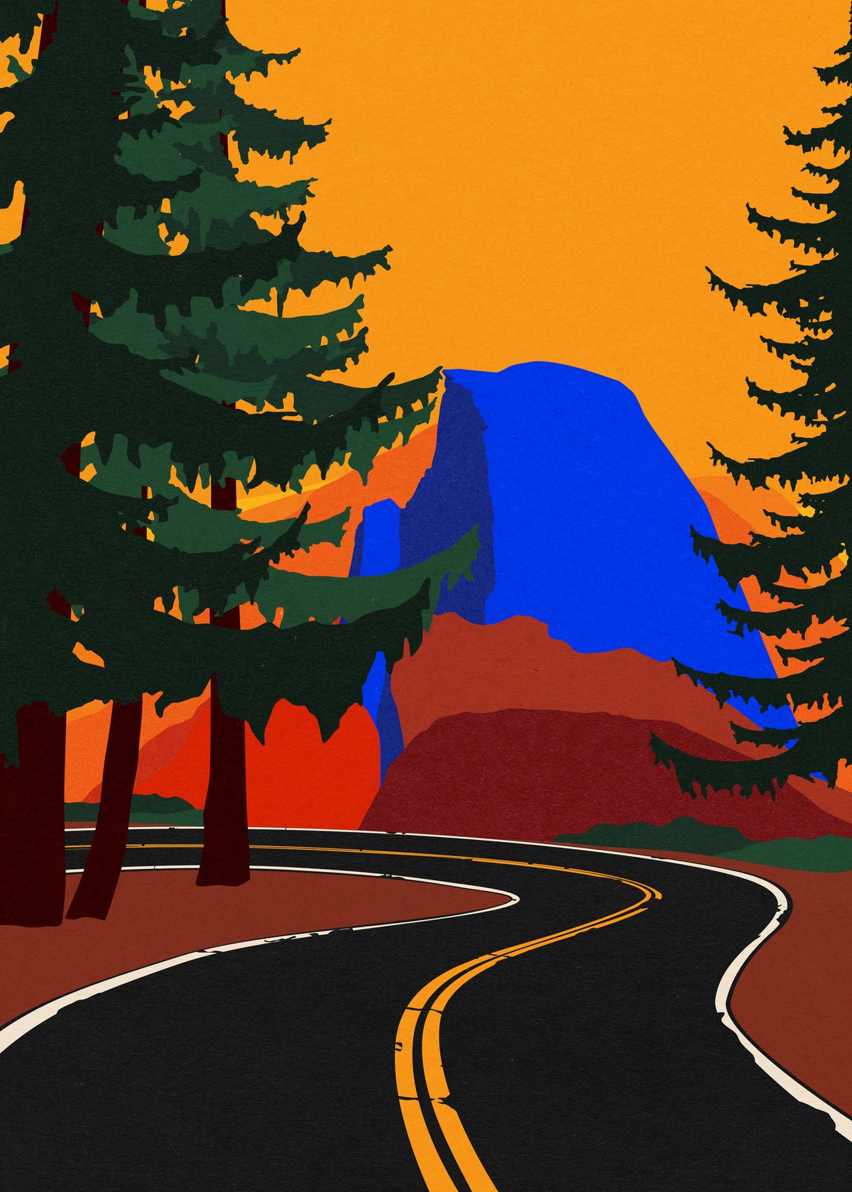 framedcanvas-print-clacier-road-with-half-dome