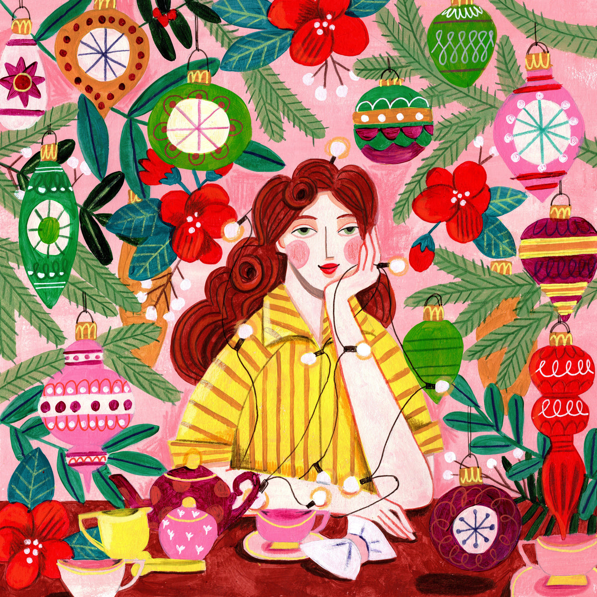 canvas-print-retro-christmas-santa-woman