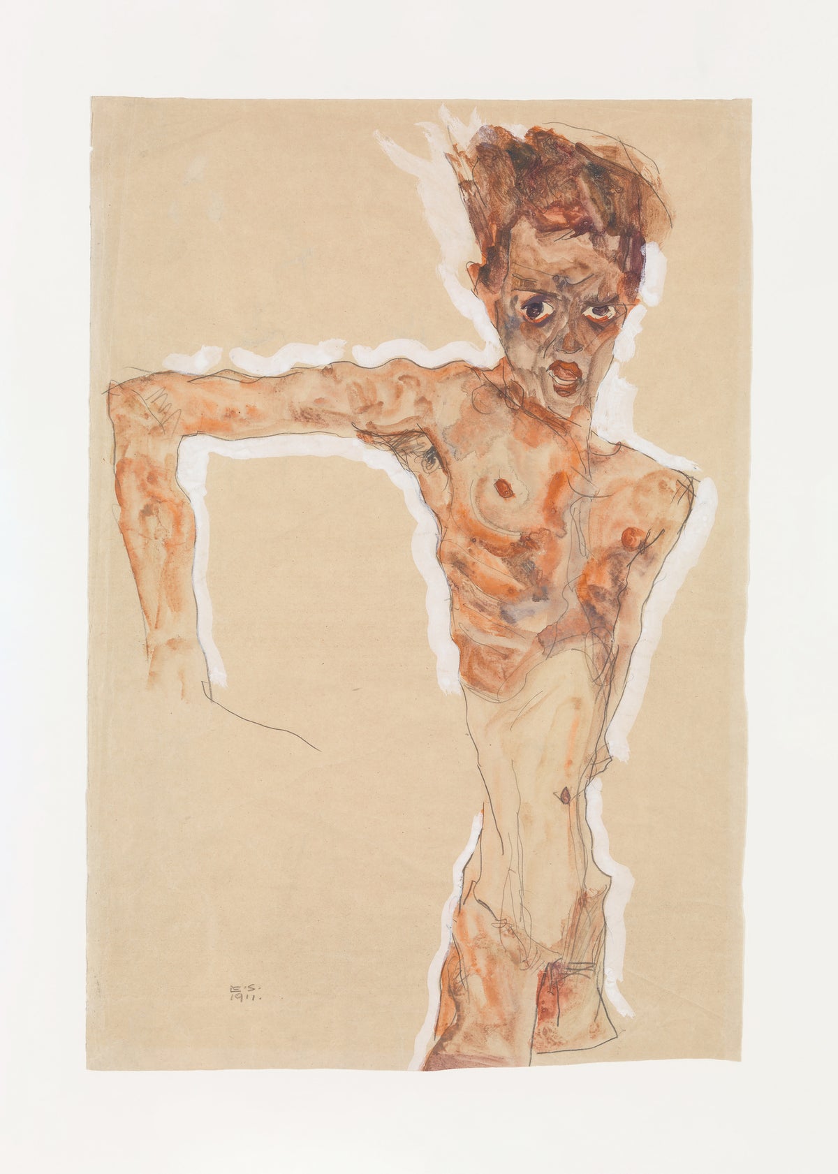 framedposter-print-self-portrait-egon-schiele