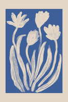 framedcanvas-print-minimalist-beige-tulips-on-navy-blue