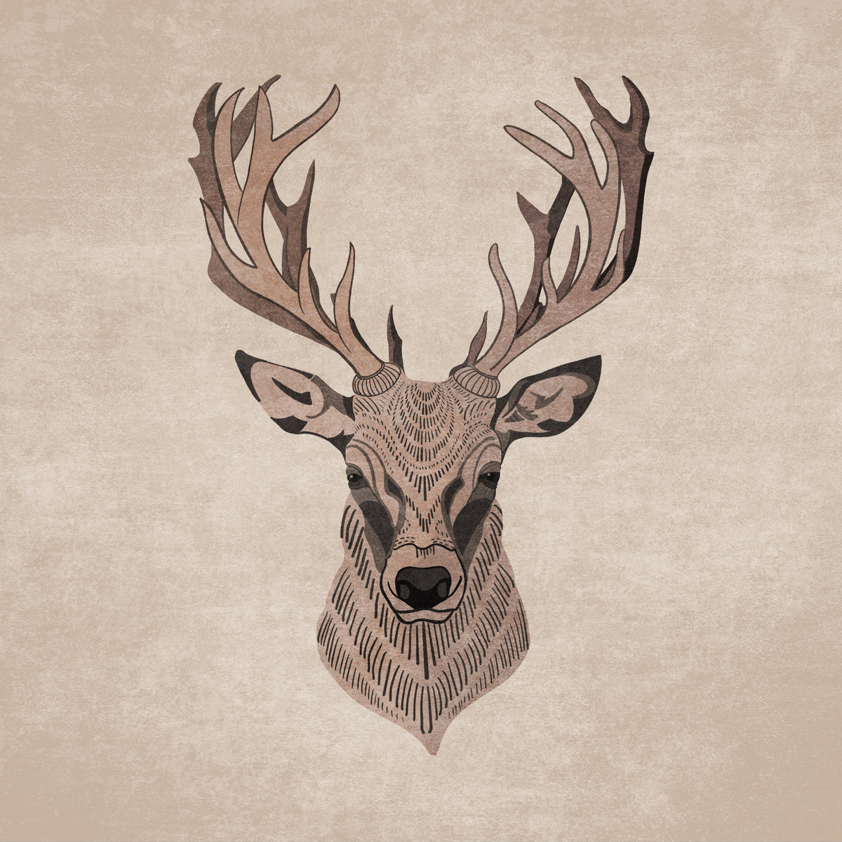 canvas-print-majestic-stag-profile