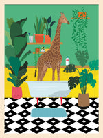 framedposter-print-giraffe-bathtime