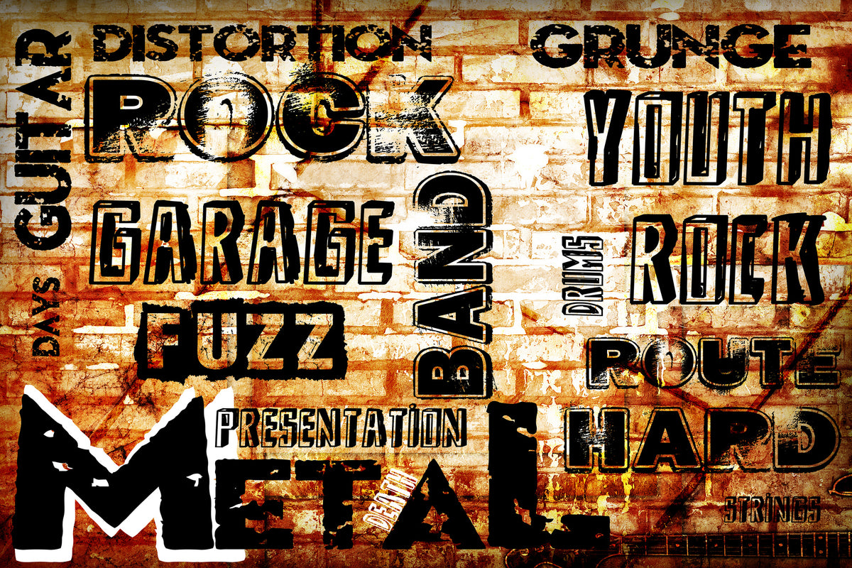 acrylic-print-rock-in-grunge-style