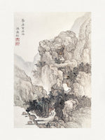 canvas-print-japanese-rocky-landscape-boarder-vintage-illustration