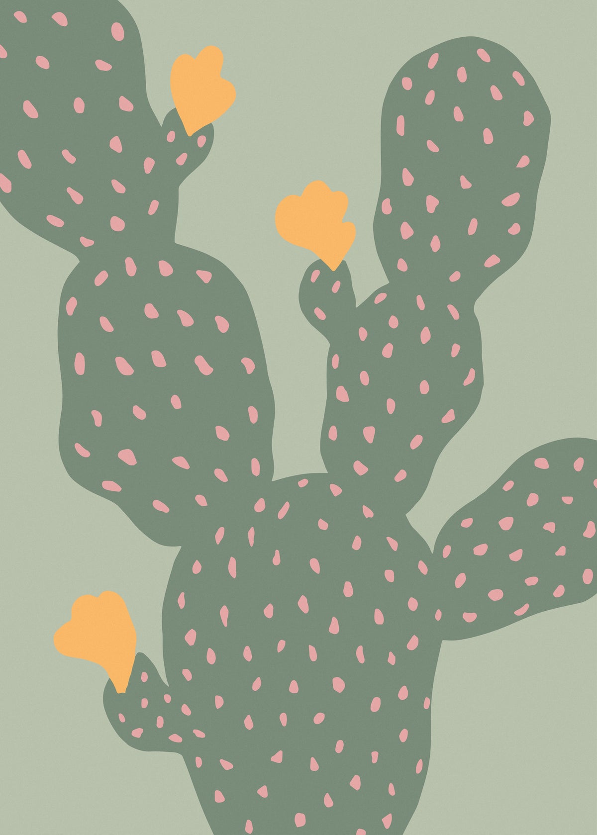 aluminium-print-cactus-green