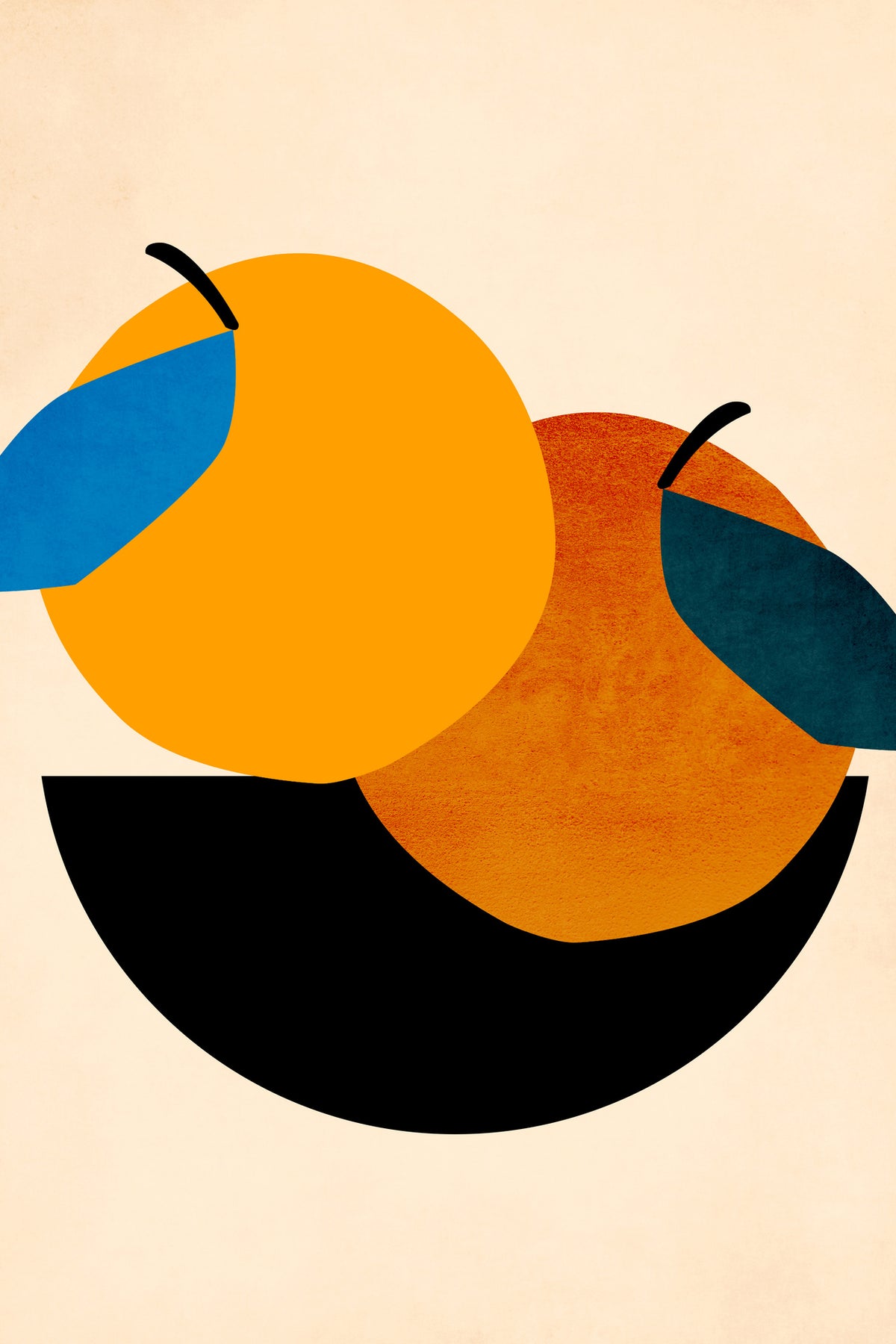 aluminium-print-two-oranges