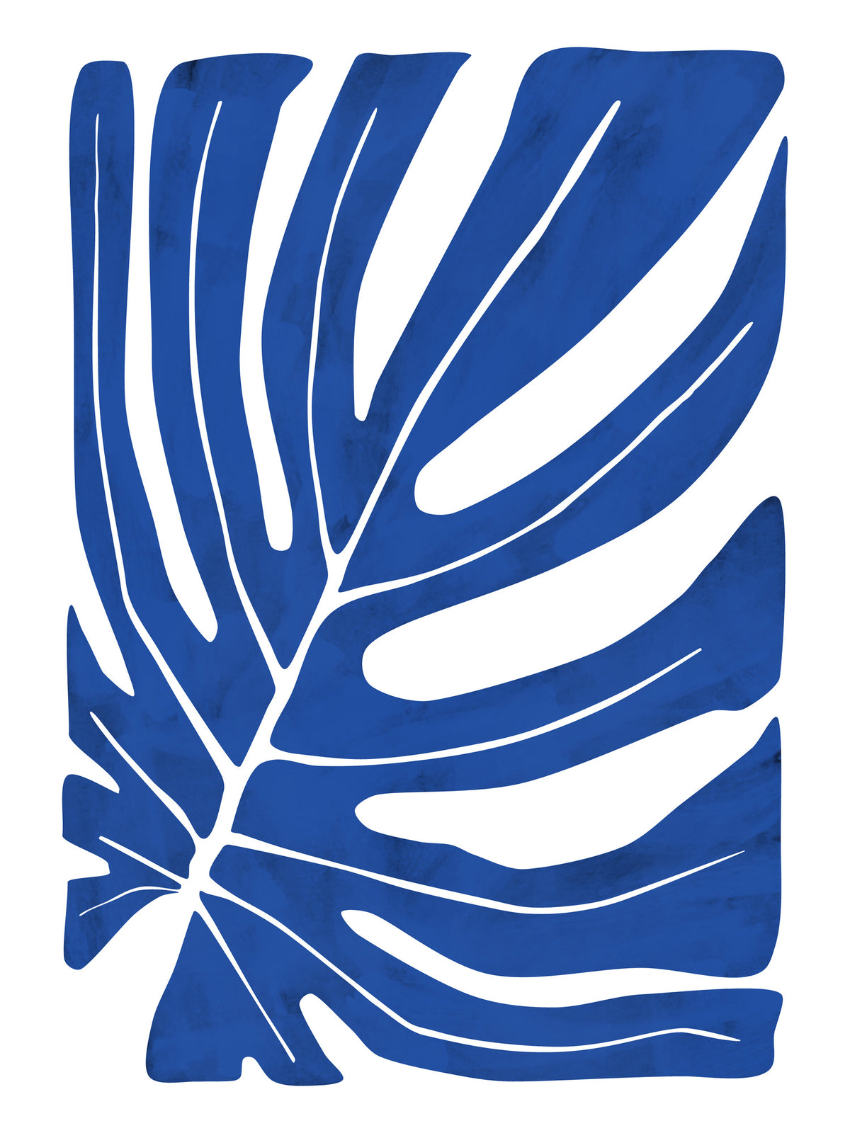 framedcanvas-print-indigo-leaf-silhouette