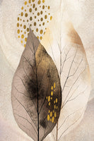 framedposter-print-leaves-in-burnt-umber